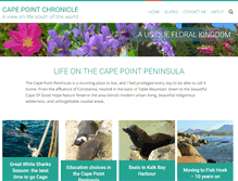 Tablet Screenshot of capepointchronicle.co.za